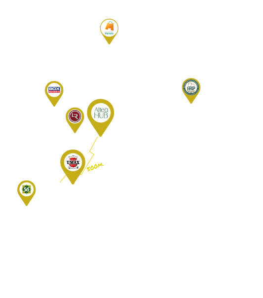 Altea Hub location map